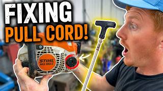 How To Fix Stihl Chainsaw Pull Cord
