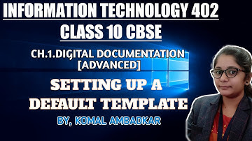 Setting Up A Default Template in Open Office Writer | Session 2: Working with Template |