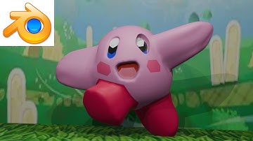 Kirby Timelapse in Blender