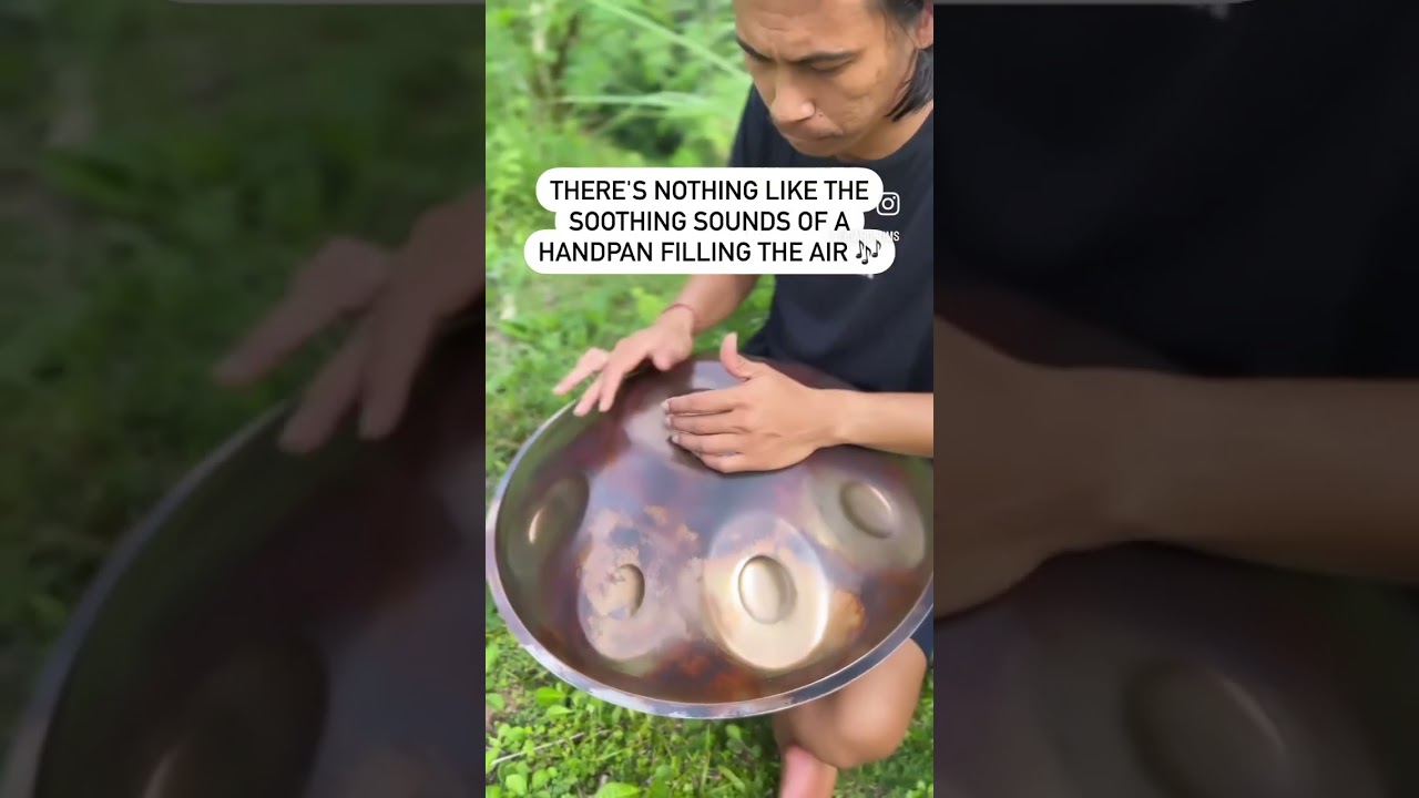 Lost in the music💚🎶 #handpan #handpanmusic #musictherapy #soundhealing #soundofnature #soundscape