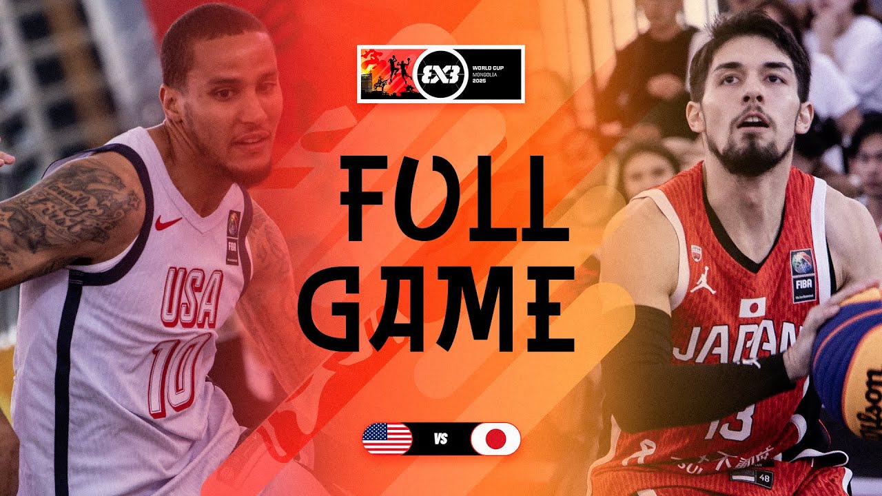 США 🇺🇸 против Японии 🇯🇵 | Мужчины | Полный список | Чемпионат мира ФИБА 3x3 2025 | Баскетбол 3x3