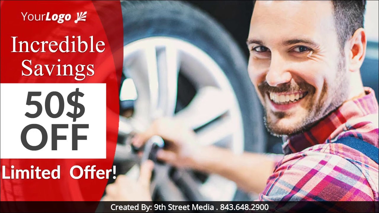 Auto Repair | New Tires | Storyboard Advertising Video Demo | 9th Street Media