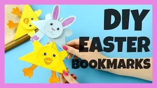 Easter Chick and Bunny Corner Bookmarks - corner bookmark ideas