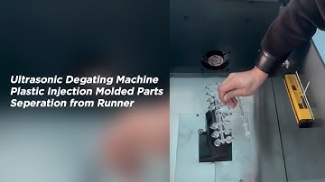Ultrasonic Degating Machine Plastic Injection Molded Parts Seperation from Runner