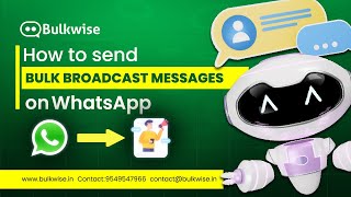 How to do Bulk Messaging in Bulkwise Cloud | WhatsApp Cloud API official | Green Tick WhatsApp ✅︎