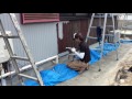 山口県 防府市 外壁塗装 トタン壁 錆止め塗装
