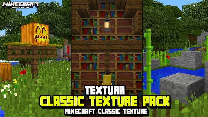 Classic Texture Pack For MCPE/Bedrock 1.20+