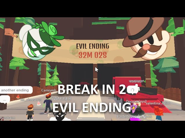 BREAK IN 2 MELZINHA DO MAL NO EVIL ENDING 