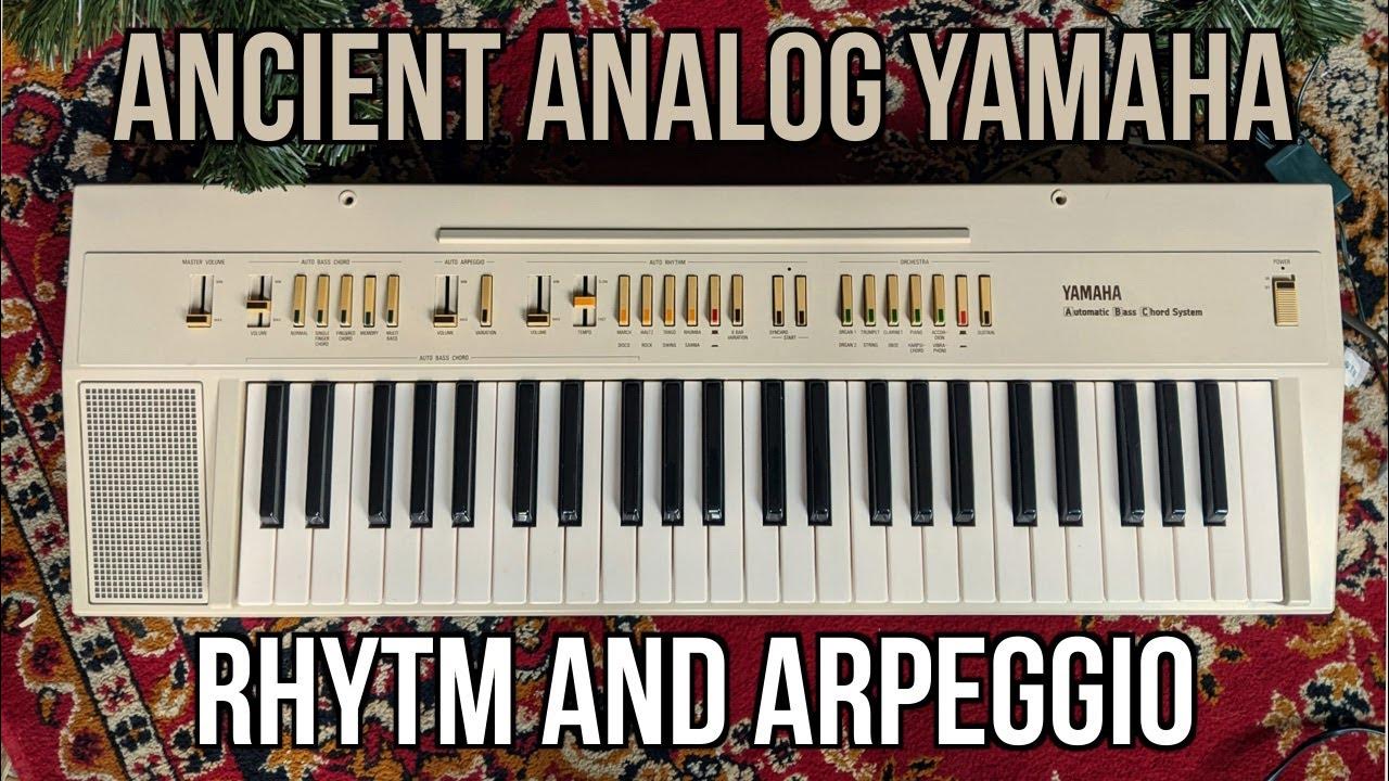 Yamaha PS 20 vintage analog keyboard from 1981 YouTube
