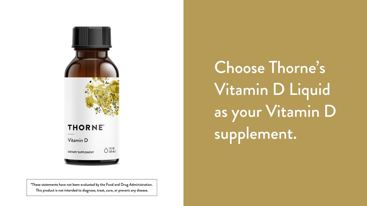 Vitamin D Liquid by Thorne YouTube