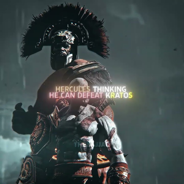 Kratos Faces Off Against Hercules 🥶 [4K] | God of War 3 #shorts