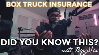 IF YOU WANT CHEAPER BOX TRUCK INSURANCE WATCH THIS FIRST!! BOX TRUCK BIZ RATES CAN GET EXPENSIVE 🧐