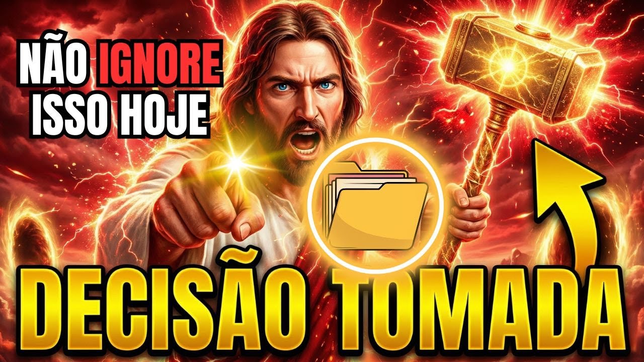⚠️ JESUS DIZ: EU JÁ TOMEI A DECISÃO — NADA VAI TE IMPEDIR