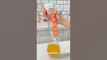 Cube Trays for Freezer - 6 Grid Refrigerator Ice Cube Mold with Lid #icebucket #iceboxes #icetable