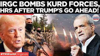 IRAN STRIKES KURDISH BASES; Trump Backs Kurdish Attack On Iran As Tehran Launches Drone Strikes
