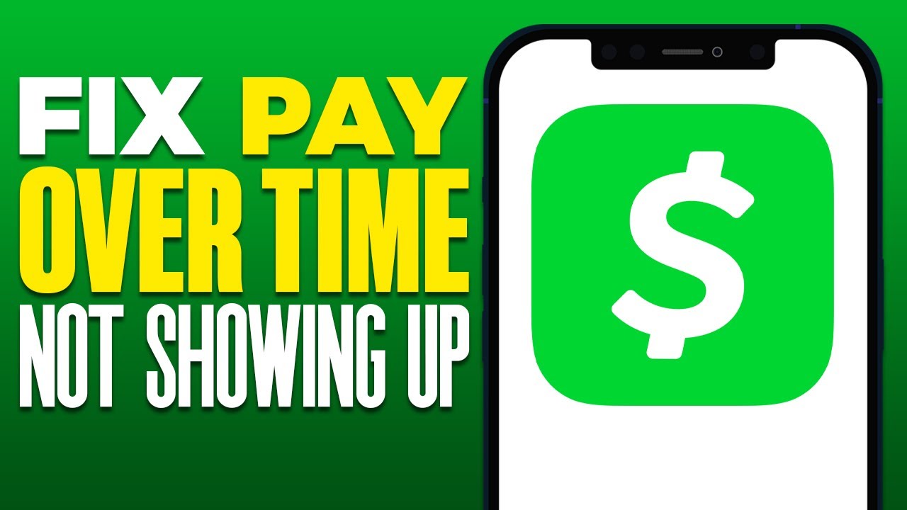 How To Fix Cash App Pay Over Time Not Showing Up 2025 - YouTube