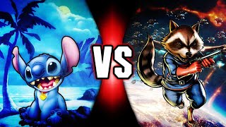 Fan Made Death Battle Trailer: Stitch VS Rocket (Disney VS Marvel)