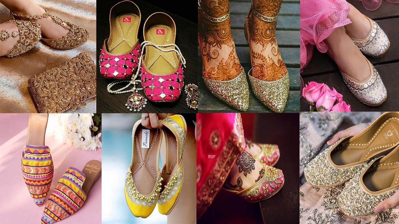 Punjabi jutti Fancy Khussa Bridal khussa |Mehndi Ubton Ceremony khussa Designs|  Multani Khussa |