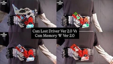 [DBN:175] Csm Lost Driver Ver 2.0 Vs Csm Memory W Ver 2.0 (Kamen Rider W)