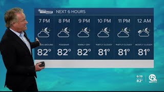 WPTV First Alert Weather Forecast for Evening of Oct. 10, 2023