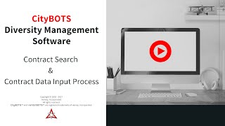 CityBOTS Contract Page Data Input