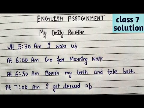 English Assignment
