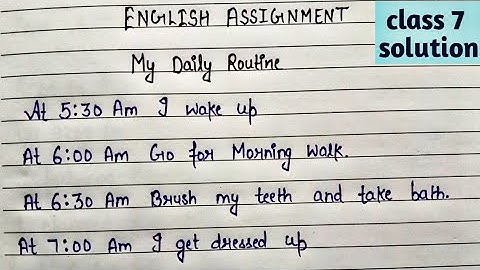 Class 7 English Assignment || 3rd week solution || Assignment Solution of week 3||Assignment class 7