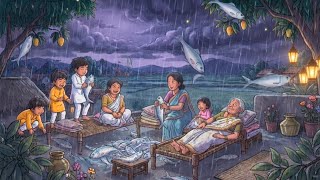 **A Summer at Grandma's Village 🌿 | Heartwarming Childhood Memories | Ghibli Indian Village Story screenshot 5