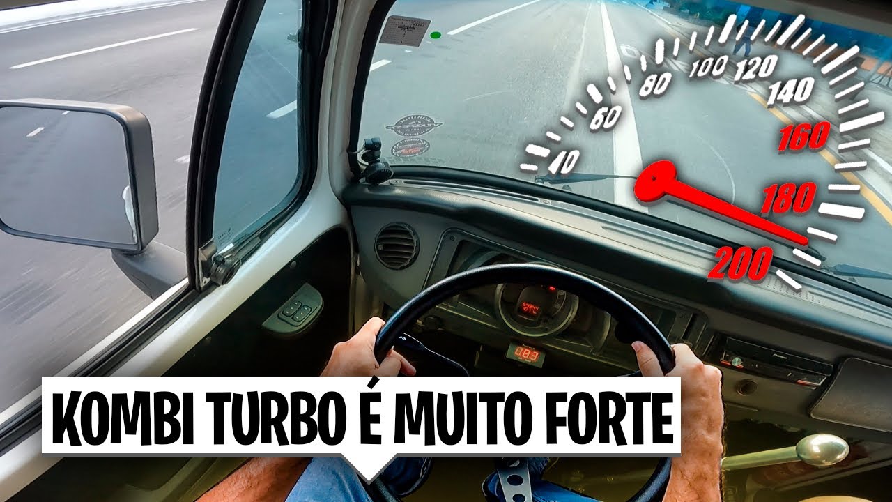 QUAL VELOCIDADE A KOMBI TURBO CHEGA ?