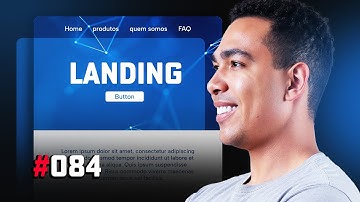 Criando uma LANDING PAGE PROFISSIONAL em 1 HORA | #Live84