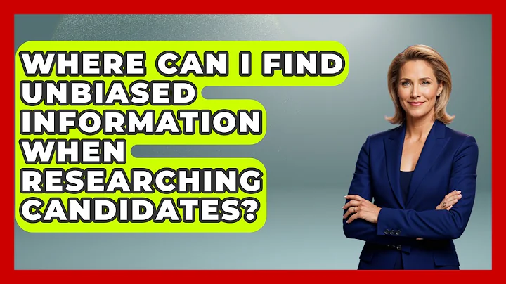Where Can I Find Unbiased Information When Researching Candidates? | First Time Voter Expert News
