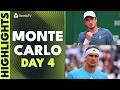 Zverev, Fonseca, Musetti, Vacherot & Medvedev All Feature! 🔥 | Monte-Carlo 2026 Day 4 Highlights