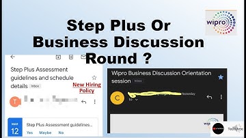 Wipro Step plus replace with Business Discussion Round | Wipro interview #stepPlus #interview #wipro
