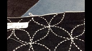 10/23 刺し子配信  Sashiko Stitching Live Streaming | Bag Sashiko Mending