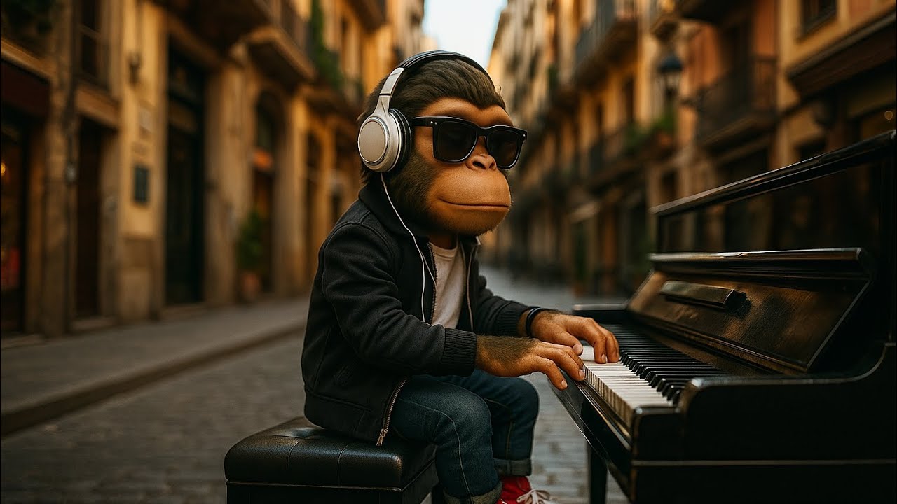 "Brainrot Indie Band | Street Piano Performance in a Classic European City"