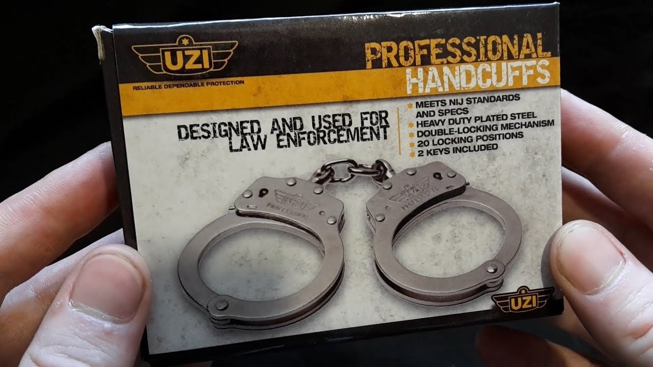 🚨🔗🇮🇱  American UZI Professional Handcuffs [NIJ]