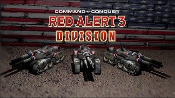 Red Alert 3: DIVISION MOD - Grizzly and Liberator tanks DEMONSTRATION