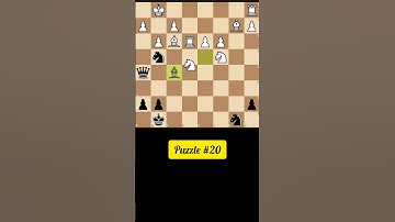Puzzle #20 | Find the best move for Black | Chess Puzzle | Chess Shorts | Shorts | ‎@letschess6281 