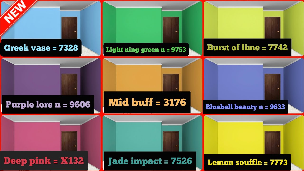 Asian Paints| Bedroom Colour Combination with Code| Interior Colour ...