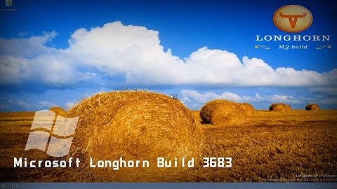 Microsoft Longhorn Build 3683