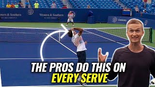 How To Generate EFFORTLESS POWER On The Tennis SERVE - Simple SECRETS To A Great Serve