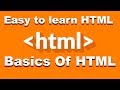 What is HTML ? | Basics Of HTML | Structure of HTML