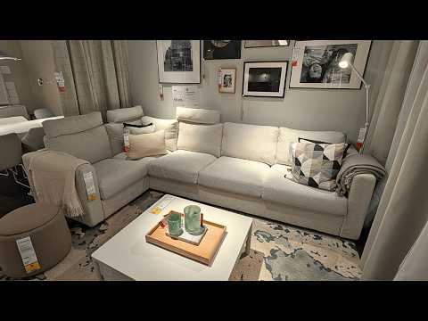 IKEA VIMLE 4-Seat Corner Sofa Walkthrough | Gunnared Beige Modular Sofa. 4K