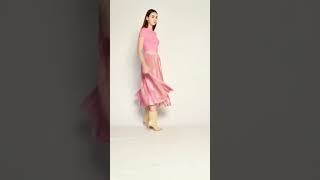 Pleated Skirt Rok Plisket Satin