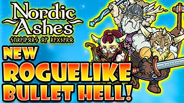 New AWESOME Roguelike Survivors Game With Skyrim Skill Tree! | Nordic Ashes