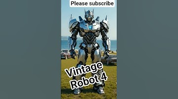 Vintage robot 4 #youtubeshorts #automobile #robot #ai #transformers #transformer #변압기 #máy biến áp
