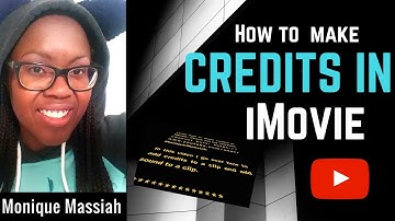 How to make credits in iMovie