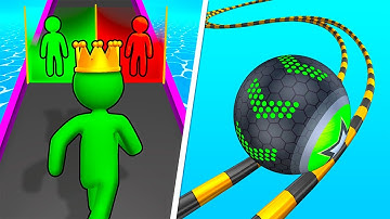 Giant Rush vs Going Balls - Android, iOS All Levels Gameplay/Walkthrough