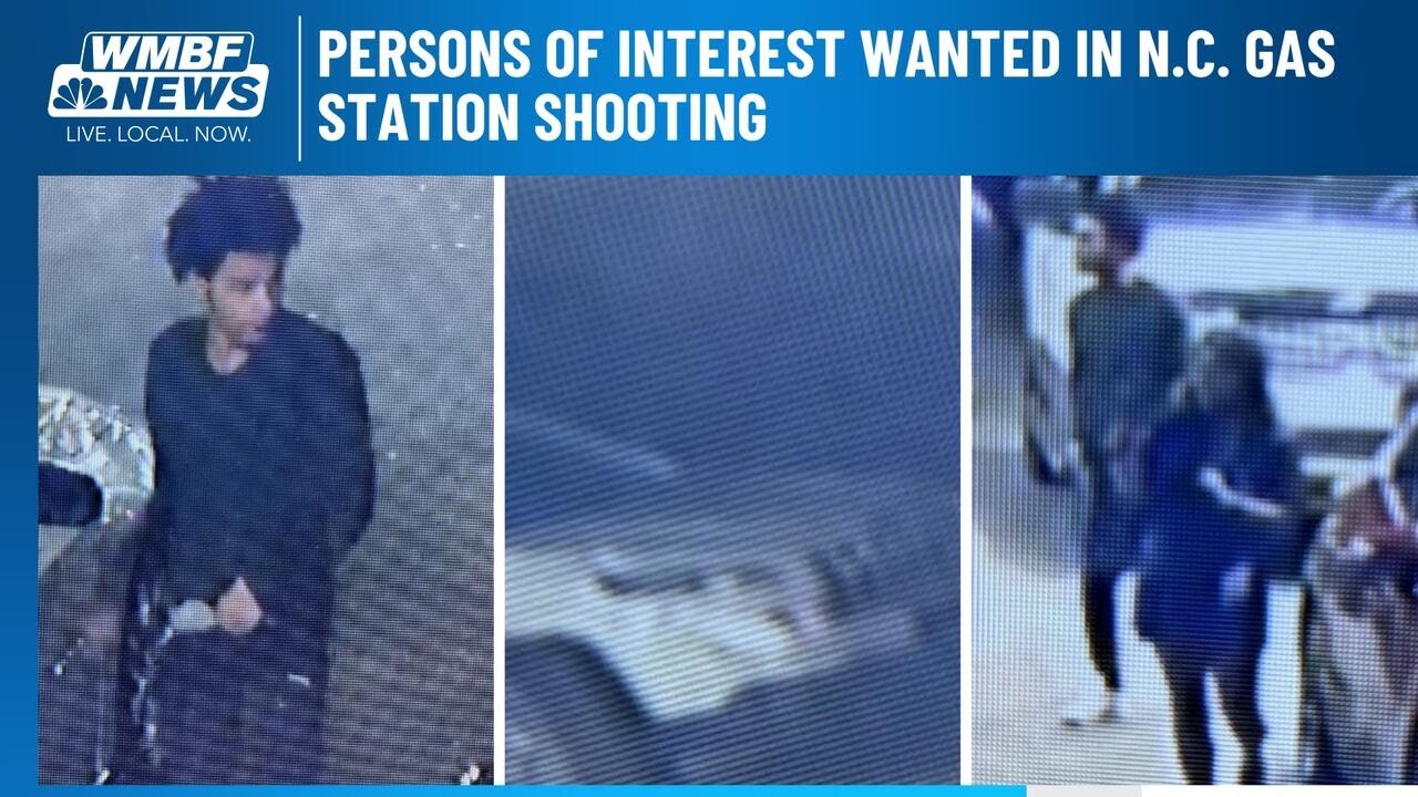 Persons of interest wanted in N.C. gas station shooting - YouTube