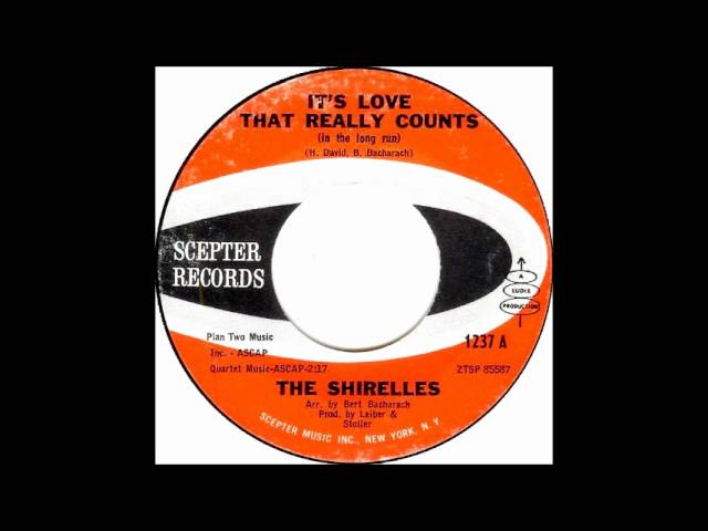 THE SHIRELLES - IT'S LOVE THAT REALLY COUNTS